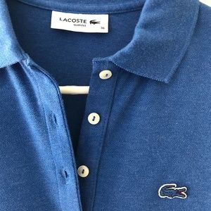 Lacoste Classic Blue Collar T